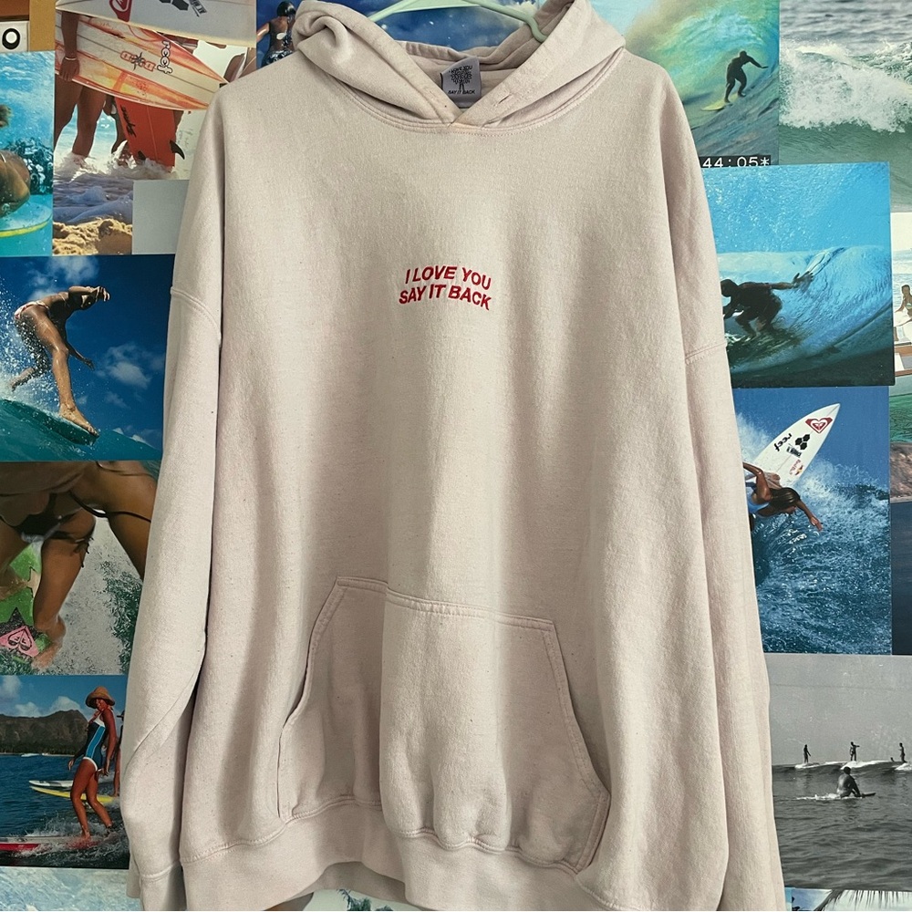 Lonley Ghost Light Pink ILYSB Hoodie